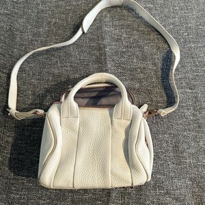Alexander Wang Cream White/Rose Gold Leather Rocco Studded Bag Mini
